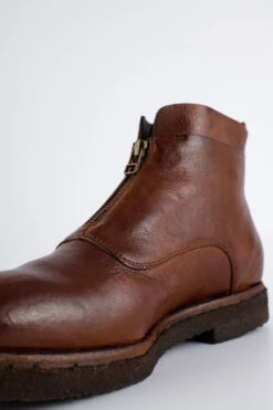 BROMPTON Rusty-brown Ankle Boots. -Untamedstreet Shop IMG 03235