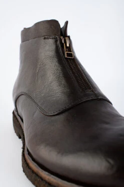 BROMPTON Dark-cocoa Ankle Boots. 20 BROMPTON Dark-cocoa Ankle Boots. -Untamedstreet Shop IMG 03253