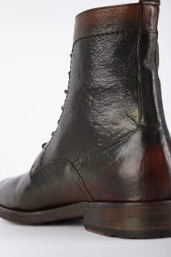 SLOANE Charcoal-ember Commando Boots. -Untamedstreet Shop IMG 03683