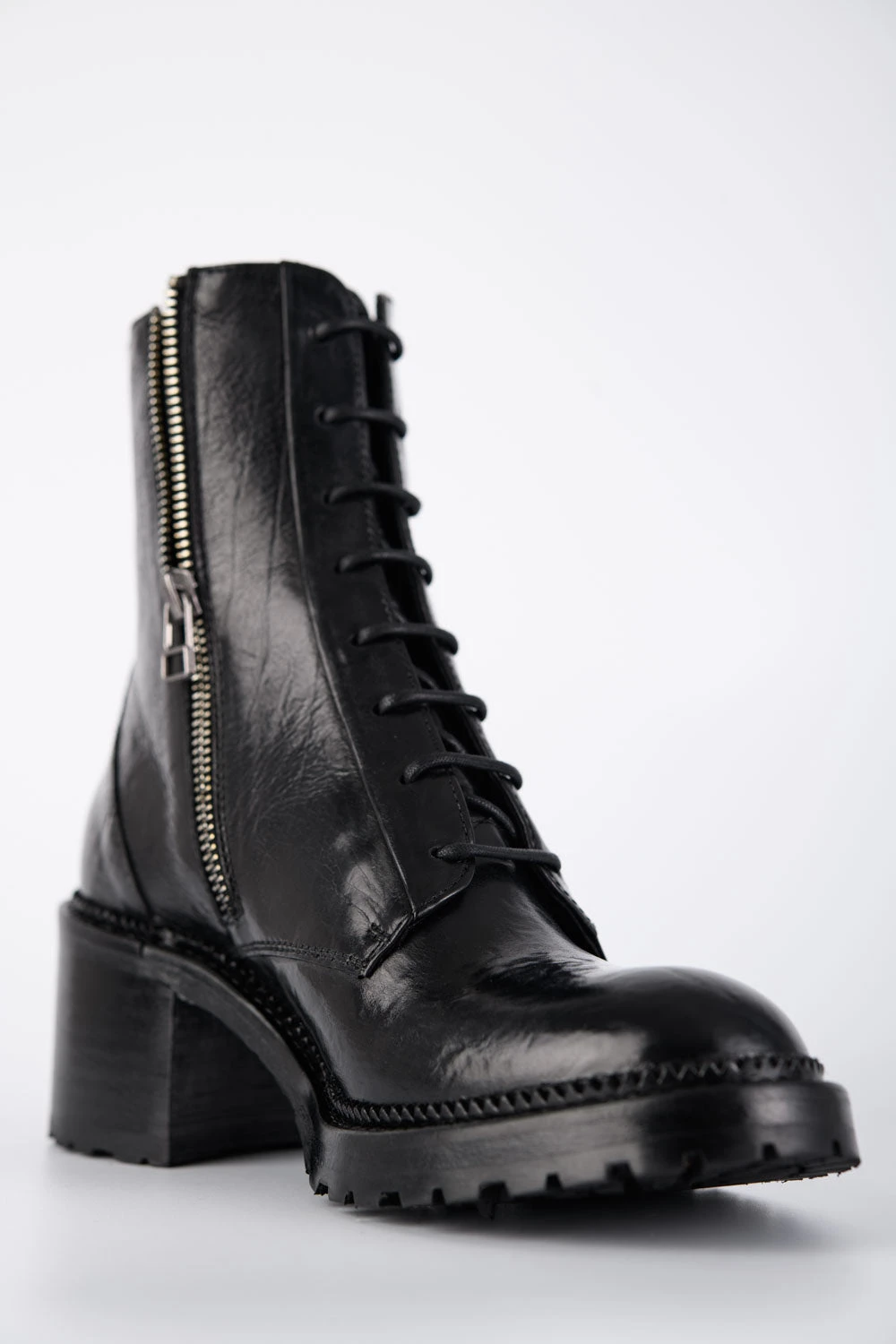 REGENT Tar-black Lace Up Boots. 8 REGENT Tar-black Lace Up Boots. - Image 8