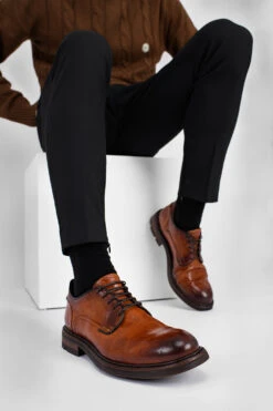 LENNOX Light-brandy Derby Shoes. -Untamedstreet Shop IMG 04402 fc159daa 47d5 4aaf b2ad 372da686566c