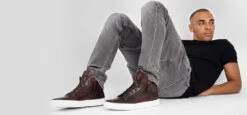 SOHO Chestnut Patina High Sneakers. 21 SOHO Chestnut Patina High Sneakers. -Untamedstreet Shop IMG 04439