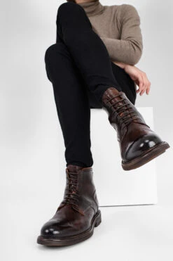 LENNOX Rich-cocoa Military Boots. -Untamedstreet Shop IMG 04468