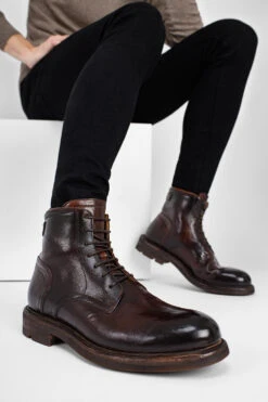LENNOX Rich-cocoa Military Boots. -Untamedstreet Shop IMG 04472