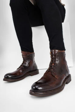 LENNOX Rich-cocoa Military Boots. -Untamedstreet Shop IMG 04475