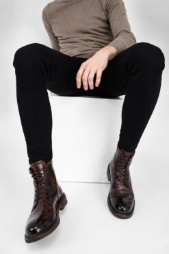 LENNOX Rich-cocoa Military Boots. -Untamedstreet Shop IMG 04478