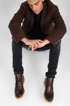 KINGSLEY Chestnut Patina Chukka Boots. -Untamedstreet Shop IMG 04508