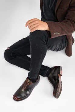 ASTON Charcoal-ember Oxford Shoes. -Untamedstreet Shop IMG 04513