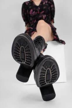 MADISON Urban-black High Commando Boots. -Untamedstreet Shop IMG 04734