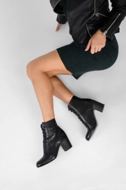 MOORE Infinite-black Lace Up Boots. -Untamedstreet Shop IMG 04772