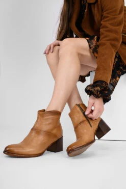 CAROE Honey-tan Ankle Boots. -Untamedstreet Shop IMG 04803