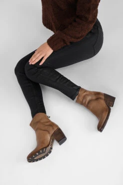 ASTON Mocha-brown Ankle Boots. -Untamedstreet Shop IMG 04818