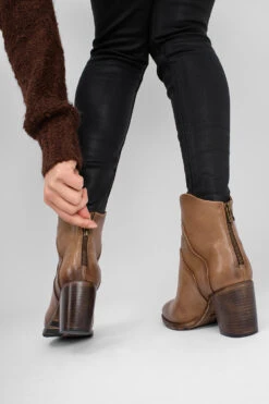 ASTON Mocha-brown Ankle Boots. -Untamedstreet Shop IMG 04840