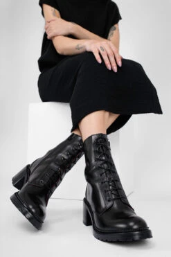 REGENT Royal-black Lace Up Boots. -Untamedstreet Shop IMG 05082