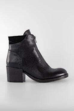 BERKELEY Charcoal-black Ankle Boots.