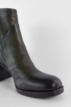 RICHMOND Dark-green Mid Heel Boots. -Untamedstreet Shop IMG 1140 0472a013 998b 4d93 b104 508492ebe4ec