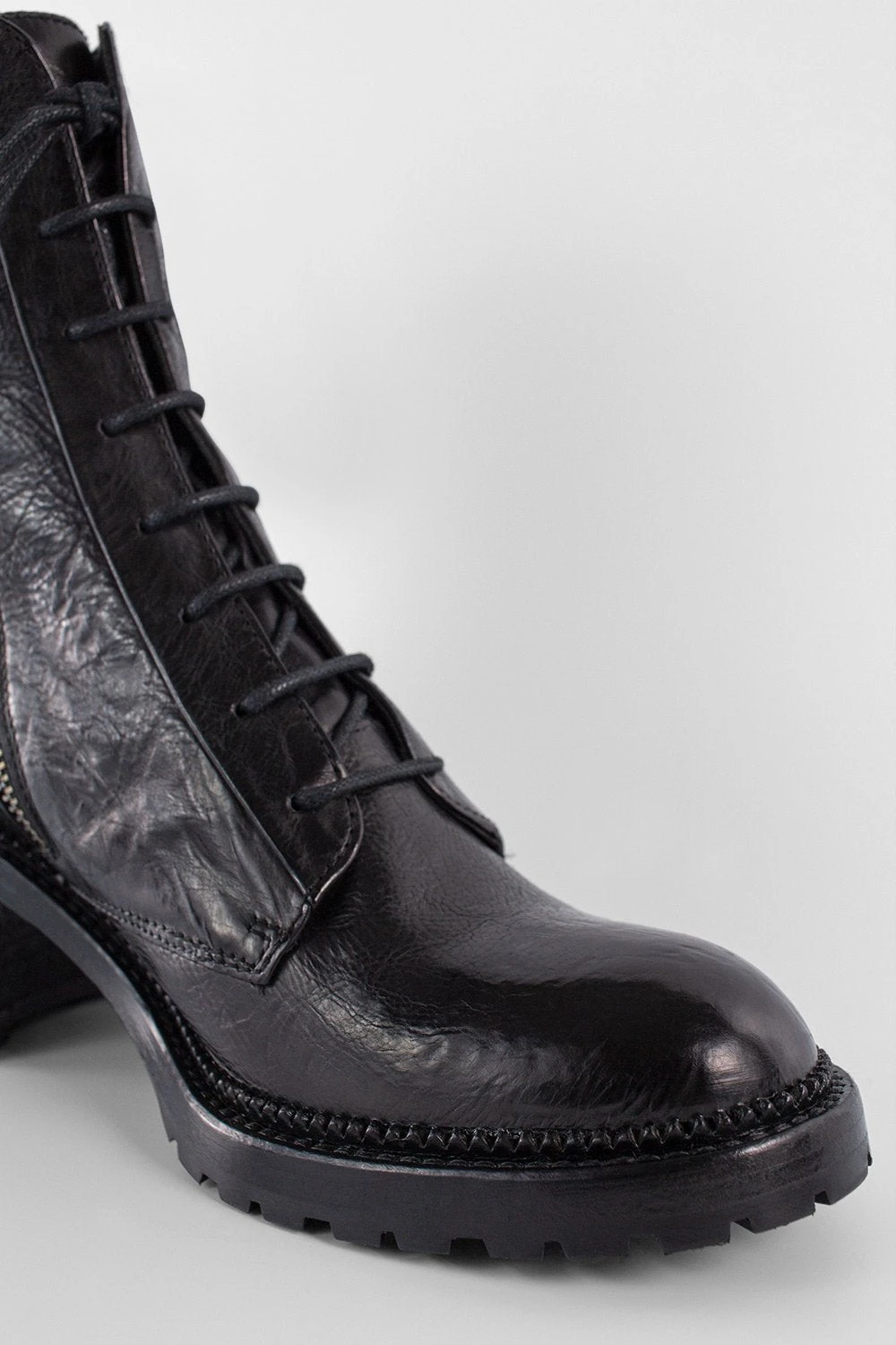 REGENT Tar-black Lace Up Boots. 11 REGENT Tar-black Lace Up Boots. - Image 11