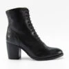 ASTON Royal-black Lace Up Boots.