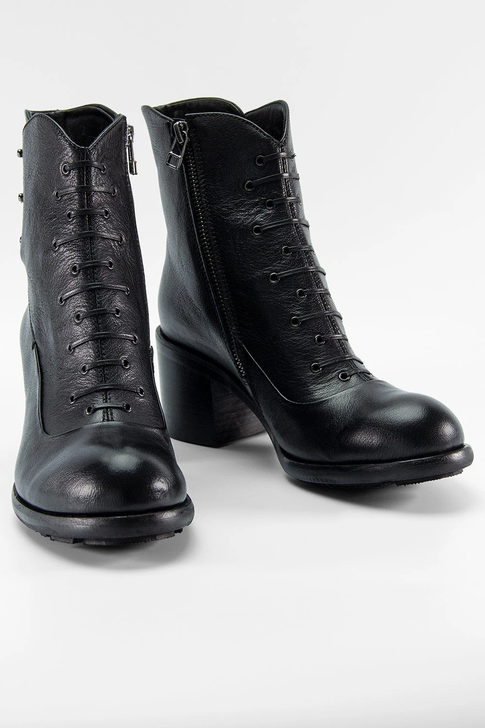 RILEY Urban-black Vintage Ankle Boots. 2 RILEY Urban-black Vintage Ankle Boots. - Image 2