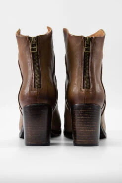 ASTON Mocha-brown Ankle Boots. -Untamedstreet Shop IMG 3160