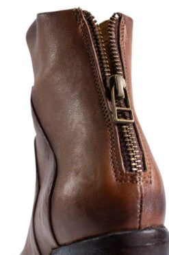 ASTON Mocha-brown Ankle Boots. -Untamedstreet Shop IMG 3540