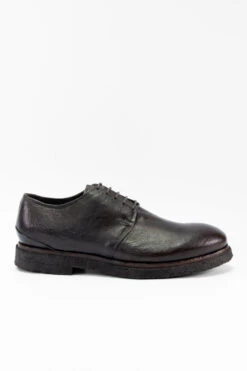 BROMPTON Dark-cocoa Derby Shoes.