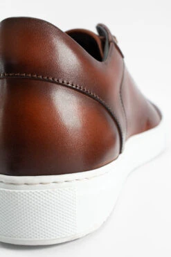 SOHO Cocoa-brown Patina Sneakers. -Untamedstreet Shop IMG 4334