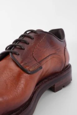 LENNOX Light-brandy Derby Shoes. -Untamedstreet Shop IMG 5629 669f77f3 f26c 4503 8239 8adf294a82c8