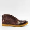 HAMPTON Rich-umber Brogue Chukka Boots.