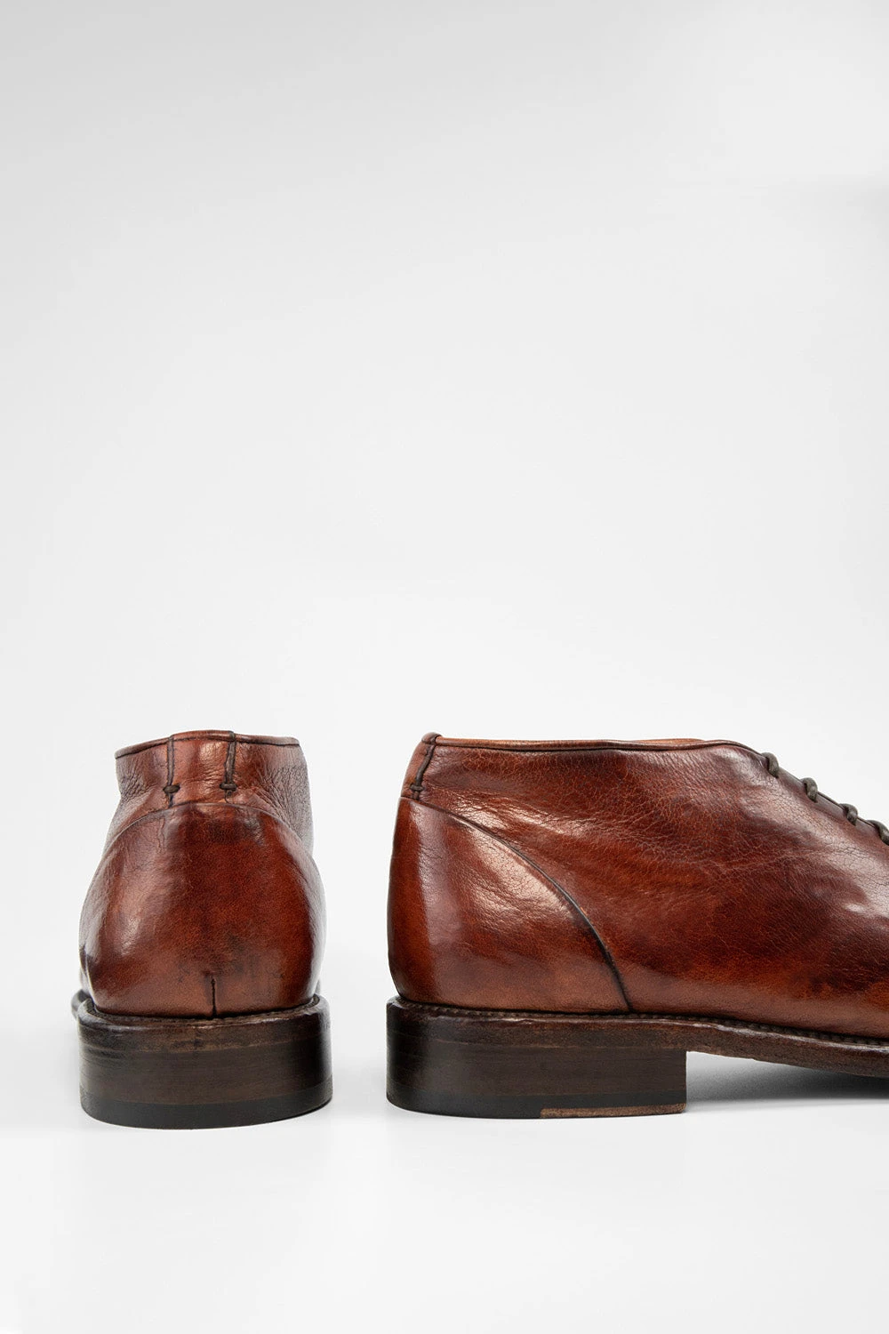 KNIGHTON Rich-cognac Wholecut Chukka Boots. 9 KNIGHTON Rich-cognac Wholecut Chukka Boots. - Image 9