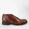 KNIGHTON Rich-cognac Wholecut Chukka Boots.