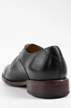 KNIGHTON Jade-black Derby Shoes. -Untamedstreet Shop KNIGHTON men derby shoes black luxury buffalo leather distressed made in italyCapture0046 3