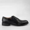 KNIGHTON Iron-black Oxford Shoes.