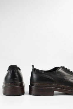LAMBETH Jet-black Welted Derby Shoes. -Untamedstreet Shop LAMBETH jet black welted derby leather shoes W2405653