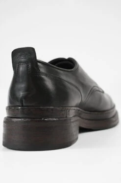 LAMBETH Jet-black Welted Derby Shoes. -Untamedstreet Shop LAMBETH jet black welted derby leather shoes W2405986 1
