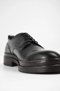 LAMBETH Jet-black Welted Derby Shoes. -Untamedstreet Shop LAMBETH jet black welted derby leather shoes W2405987