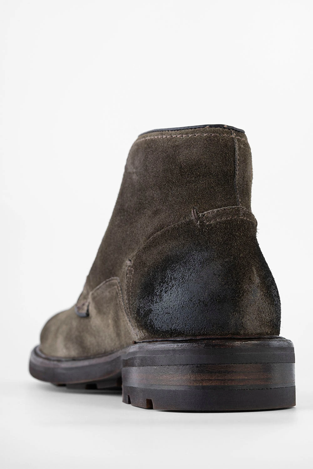 LENNOX Dark-moss Suede Ankle Boots. 11 LENNOX Dark-moss Suede Ankle Boots. - Image 11