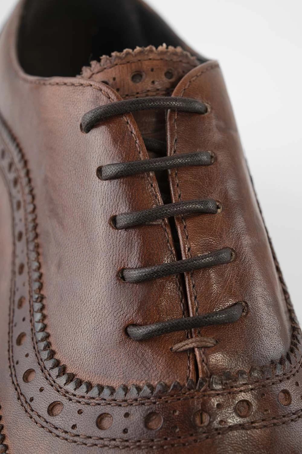 LENNOX Cognac Brogue Oxford Shoes. 6 LENNOX Cognac Brogue Oxford Shoes. - Image 6