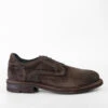 LENNOX Java-brown Suede Derby Shoes.