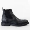 LENNOX Urban-black Brogue Chelsea Boots.