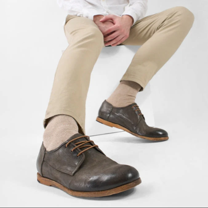 BRUCE Rugged-brown Derby Shoes. 17 BRUCE Rugged-brown Derby Shoes. - Image 17
