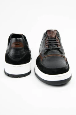 MADDOX Urban-black Patina Sneakers. -Untamedstreet Shop MADDOX men sneakers trainers black chesnut luxury leather distressed made in italyCapture0332 1
