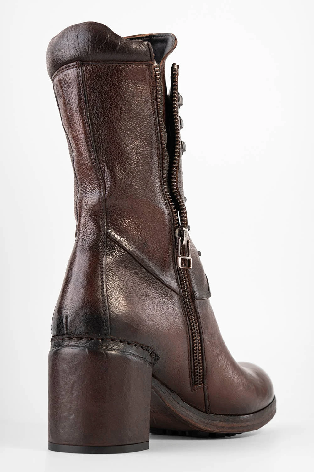 MADISON Chocolate-brown High Commando Boots. 7 MADISON Chocolate-brown High Commando Boots. - Image 7