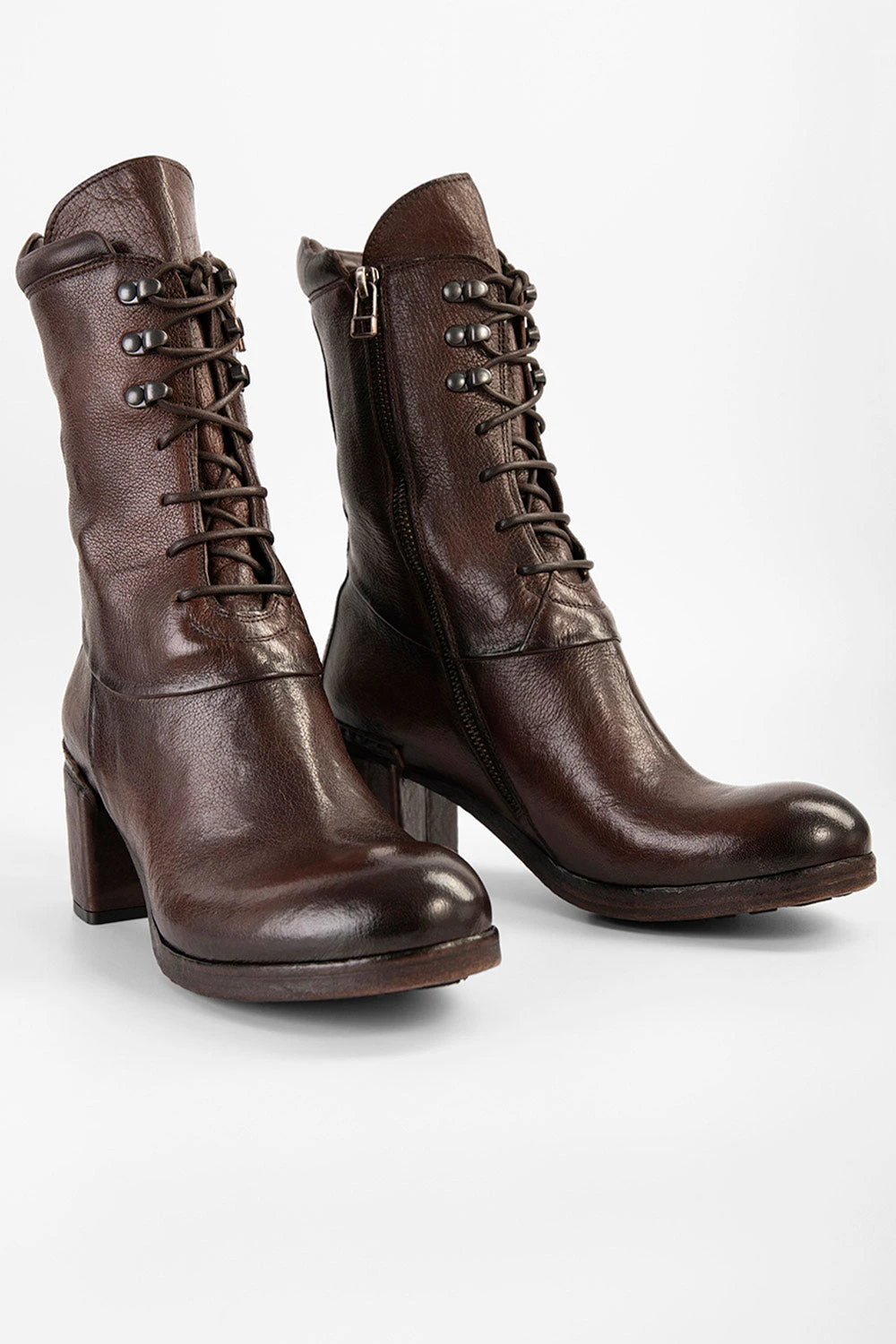 MADISON Chocolate-brown High Commando Boots. 9 MADISON Chocolate-brown High Commando Boots. - Image 9