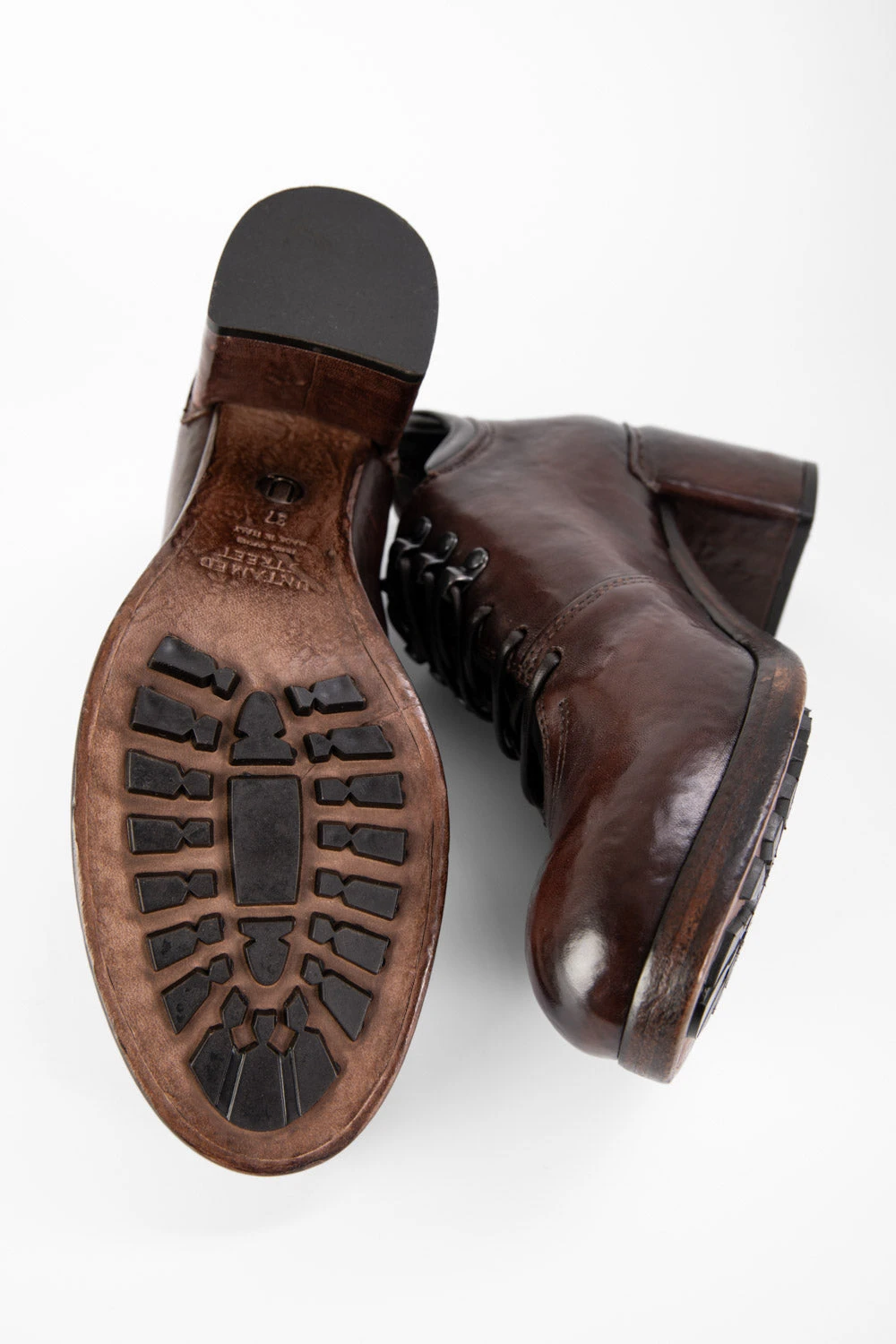 MADISON Chocolate-brown Lace Up Hiking Shoes. 6 MADISON Chocolate-brown Lace Up Hiking Shoes. - Image 6