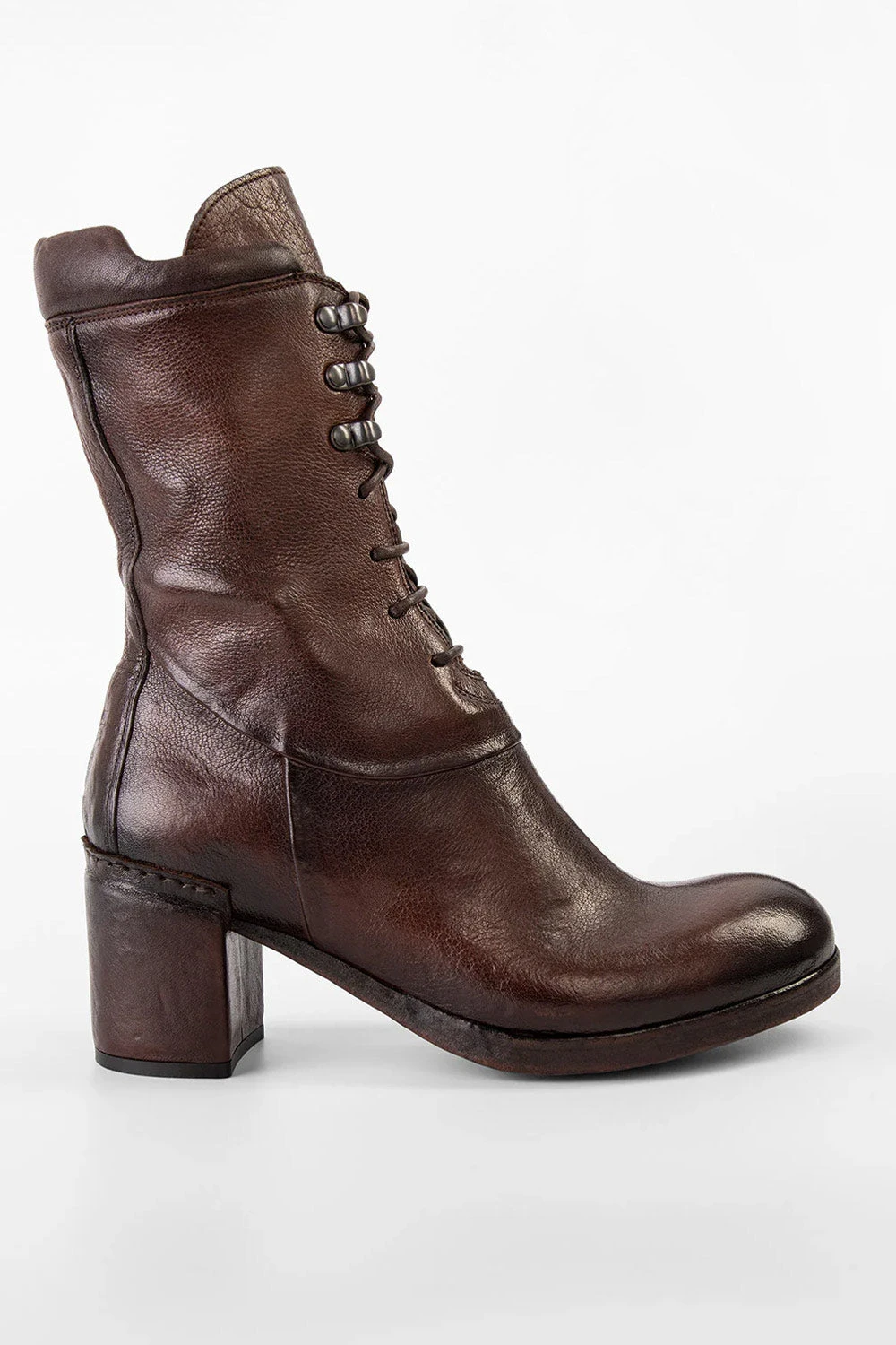 MADISON Chocolate-brown High Commando Boots. 1 MADISON Chocolate-brown High Commando Boots.