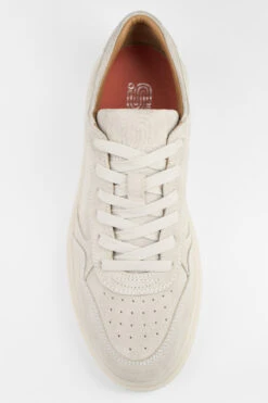 MAEVE Milky-white Suede Sneakers. -Untamedstreet Shop MAEVE milky white suede sneaker MACRO W 00420