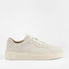 MAEVE Milky-white Suede Sneakers.