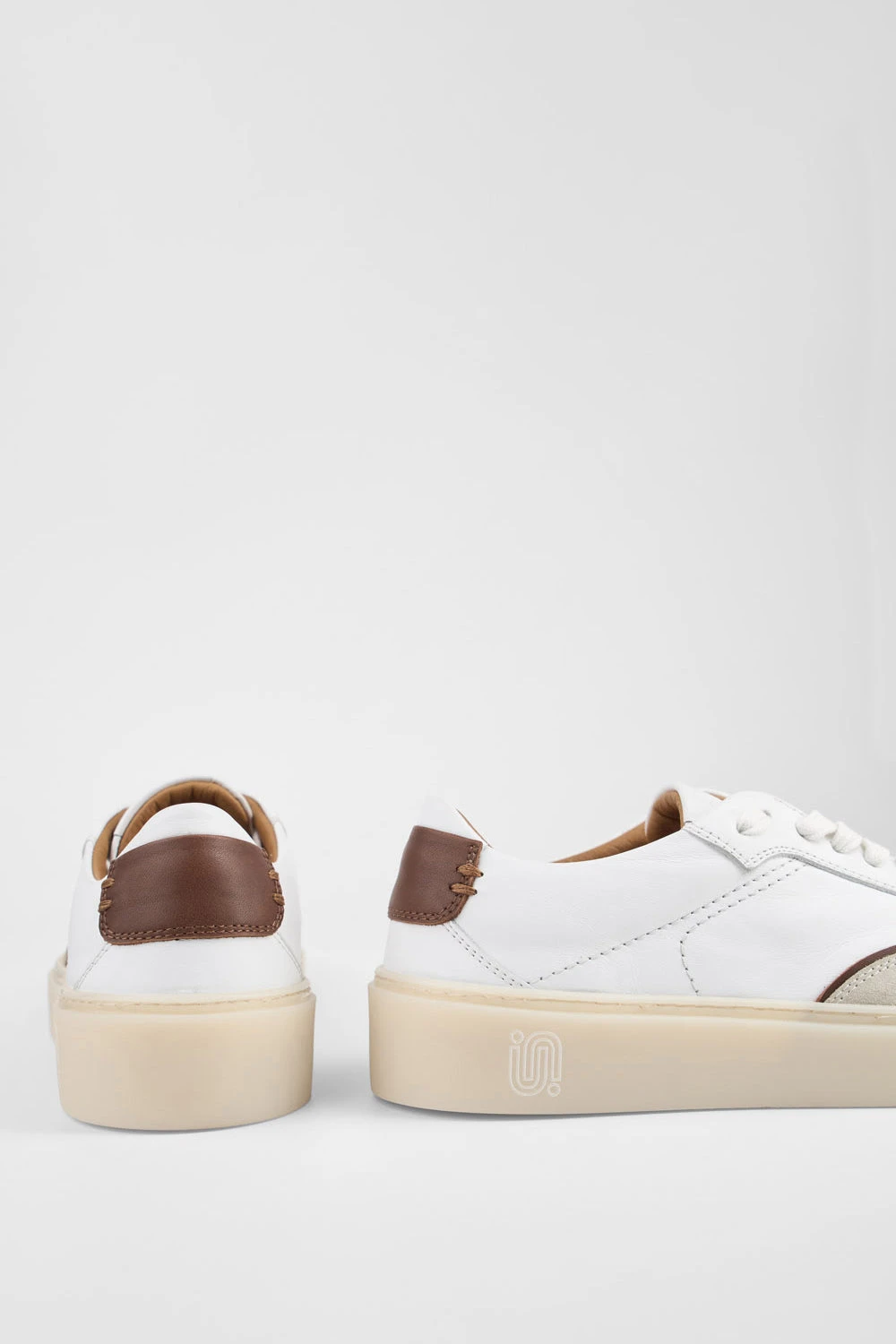 MAEVE Milky-white Suede Wingtip Sneakers. 15 MAEVE Milky-white Suede Wingtip Sneakers. - Image 15
