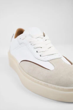 MAEVE Milky-white Suede Wingtip Sneakers. 27 MAEVE Milky-white Suede Wingtip Sneakers. -Untamedstreet Shop MAEVE white brown milky white wingtip sneaker MACRO W 00567